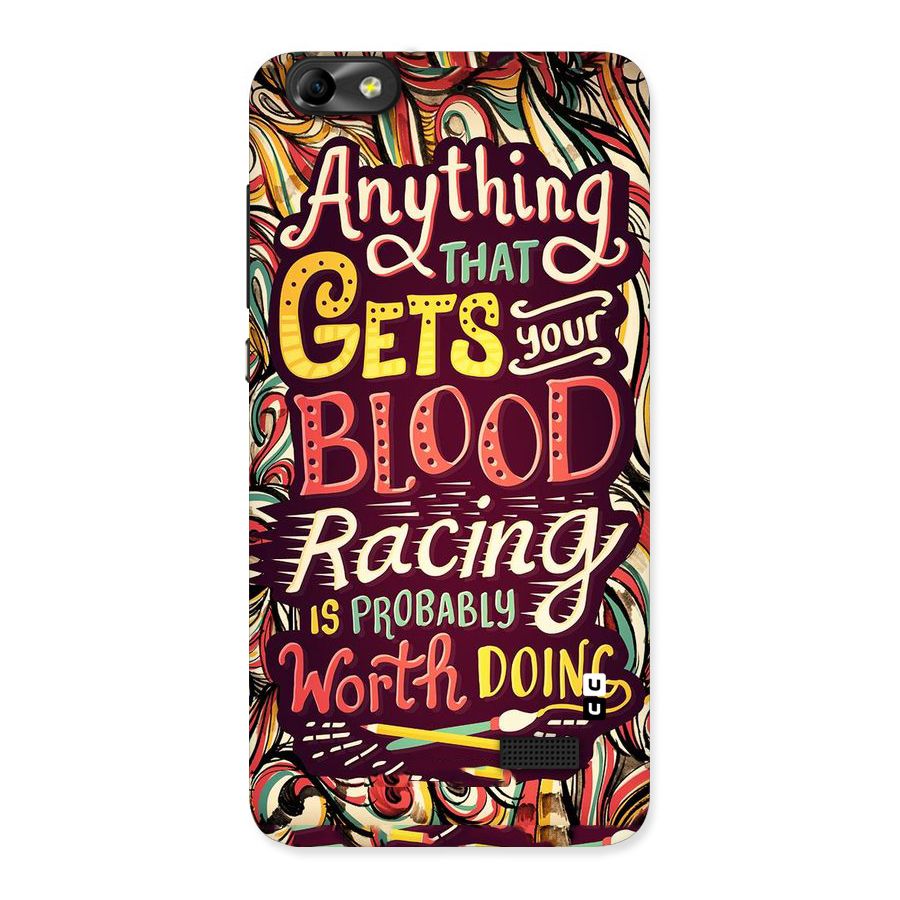 Blood Racing Back Case for Honor 4C