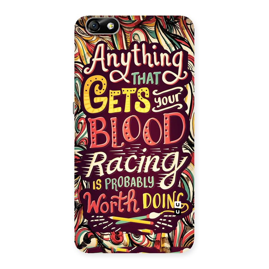 Blood Racing Back Case for Honor 4X