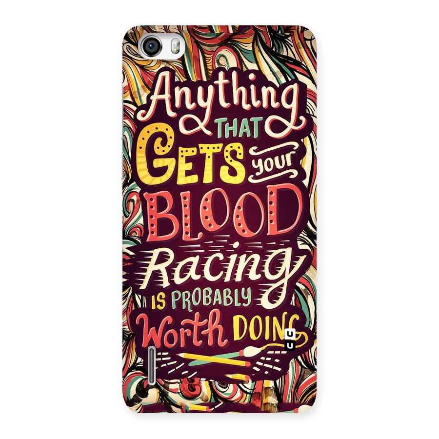 Blood Racing Back Case for Honor 6