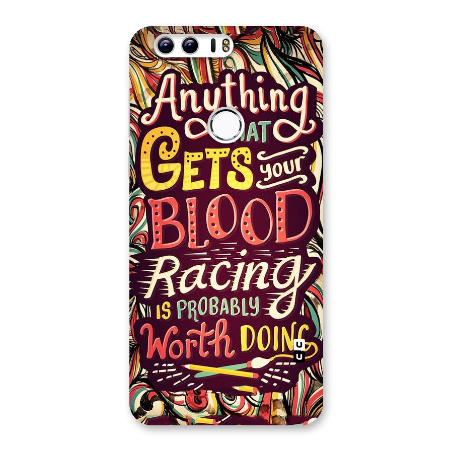 Blood Racing Back Case for Honor 8