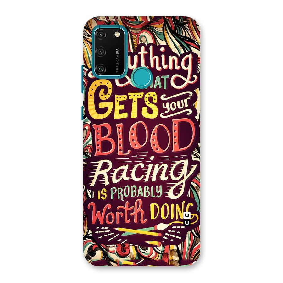 Blood Racing Back Case for Honor 9A