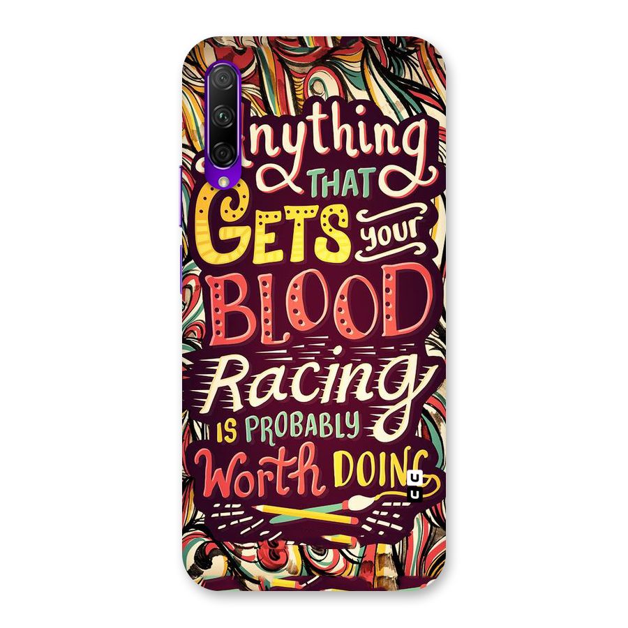 Blood Racing Back Case for Honor 9X Pro
