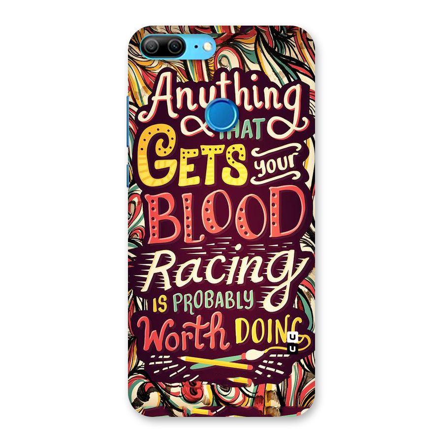 Blood Racing Back Case for Honor 9 Lite