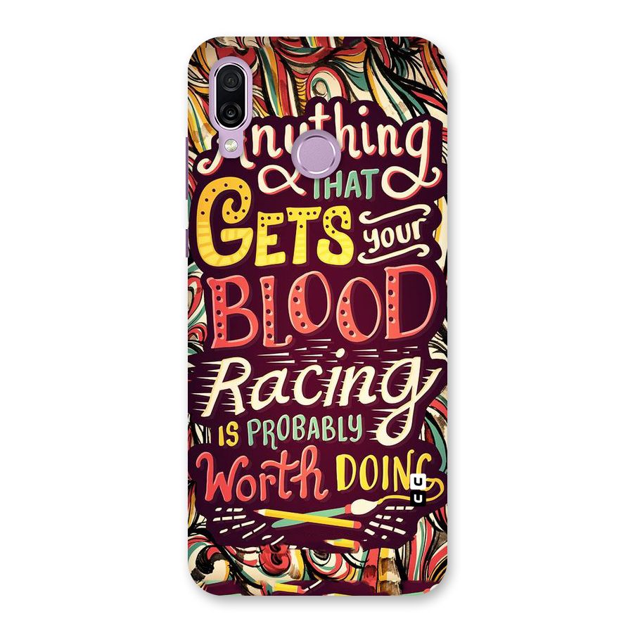 Blood Racing Back Case for Honor Play