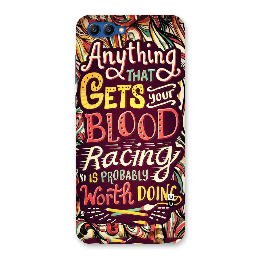 Blood Racing Back Case for Honor View 10