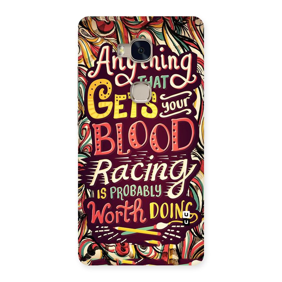 Blood Racing Back Case for Huawei Honor 5X