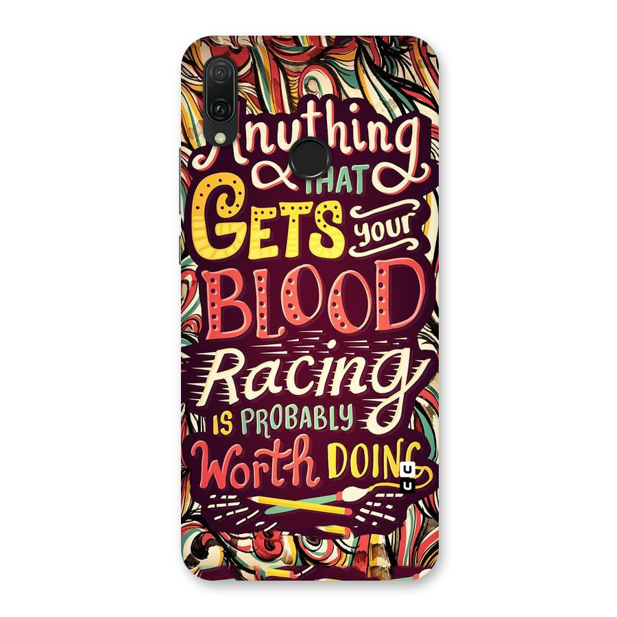 Blood Racing Back Case for Huawei Y9 (2019)
