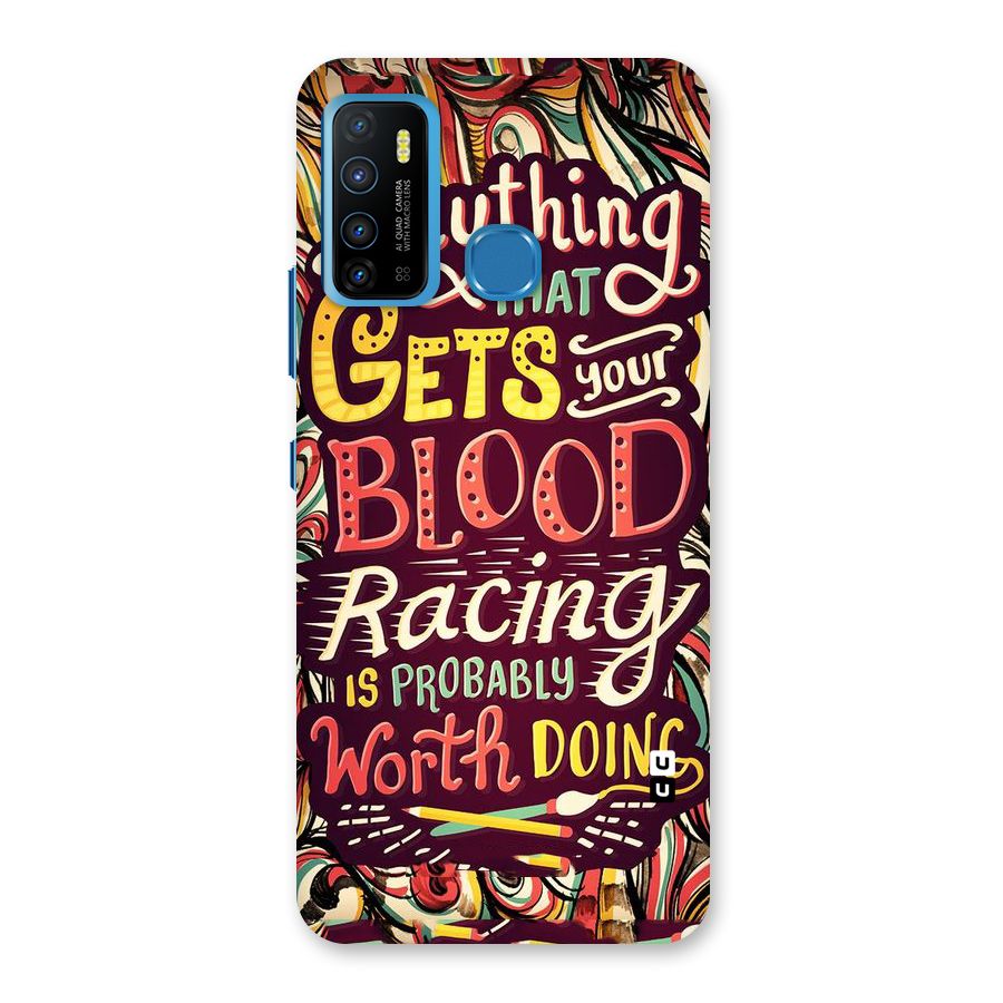 Blood Racing Back Case for Infinix Hot 9