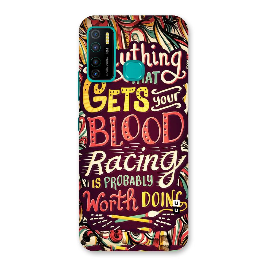 Blood Racing Back Case for Infinix Hot 9 Pro