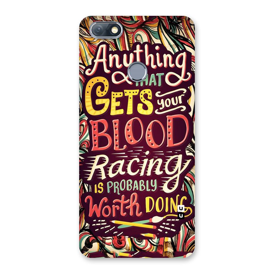 Blood Racing Back Case for Infinix Note 5