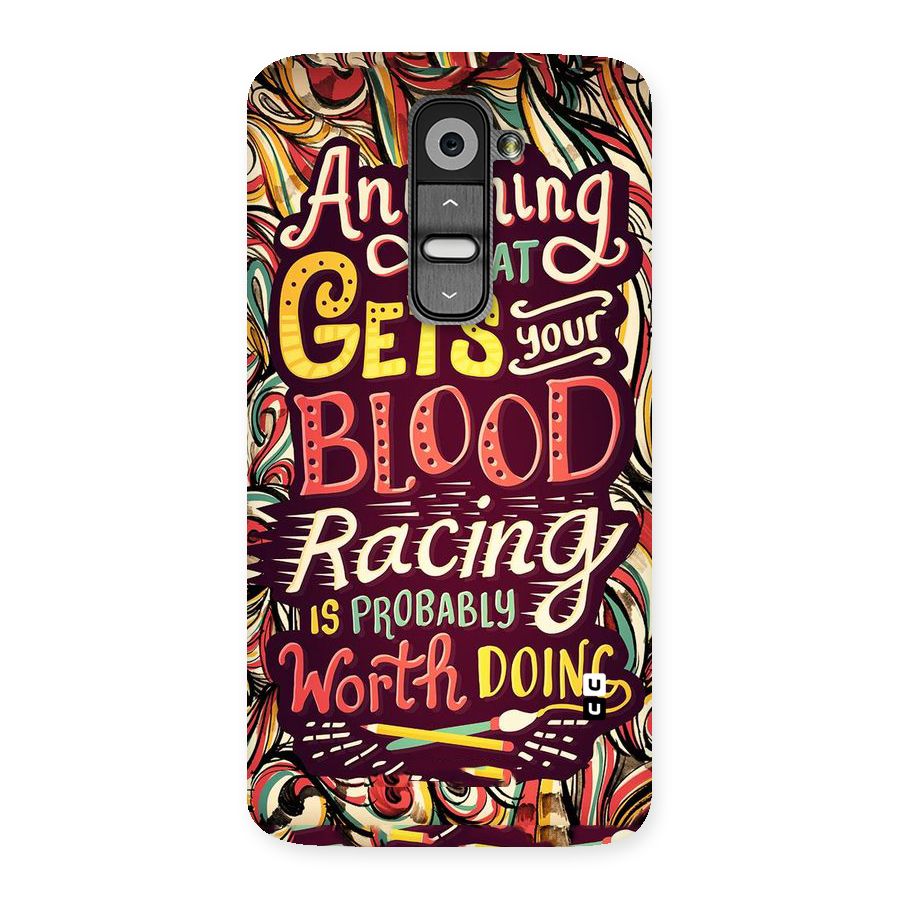 Blood Racing Back Case for LG G2
