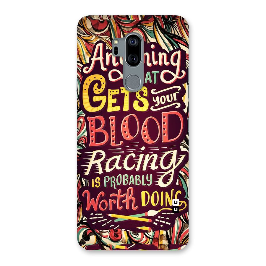 Blood Racing Back Case for LG G7