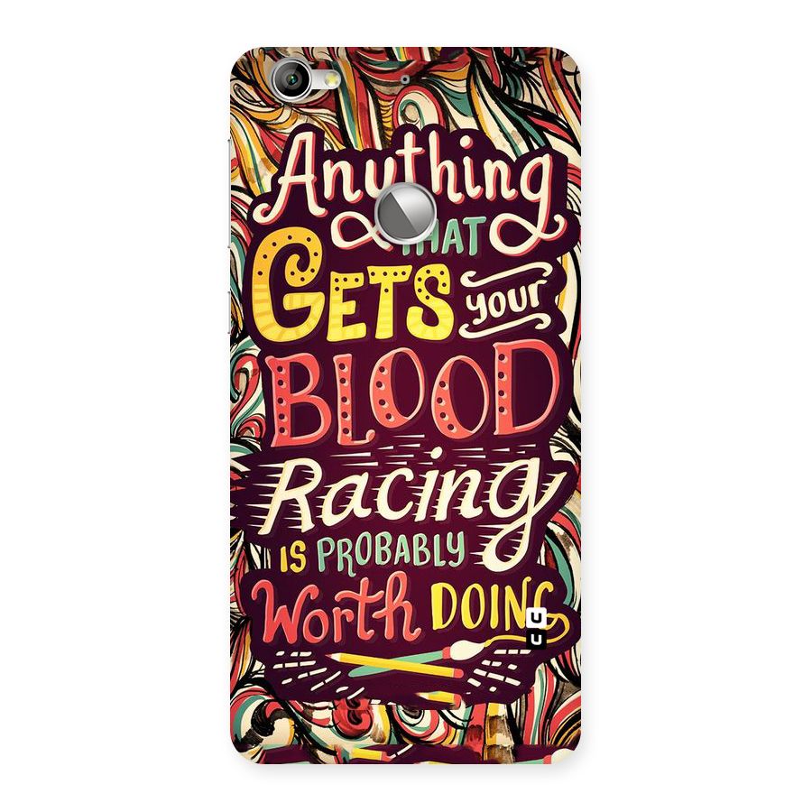 Blood Racing Back Case for LeTV Le 1s