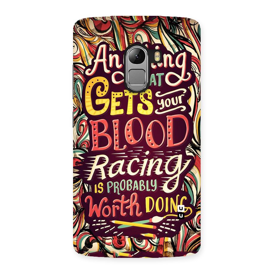 Blood Racing Back Case for Lenovo K4 Note