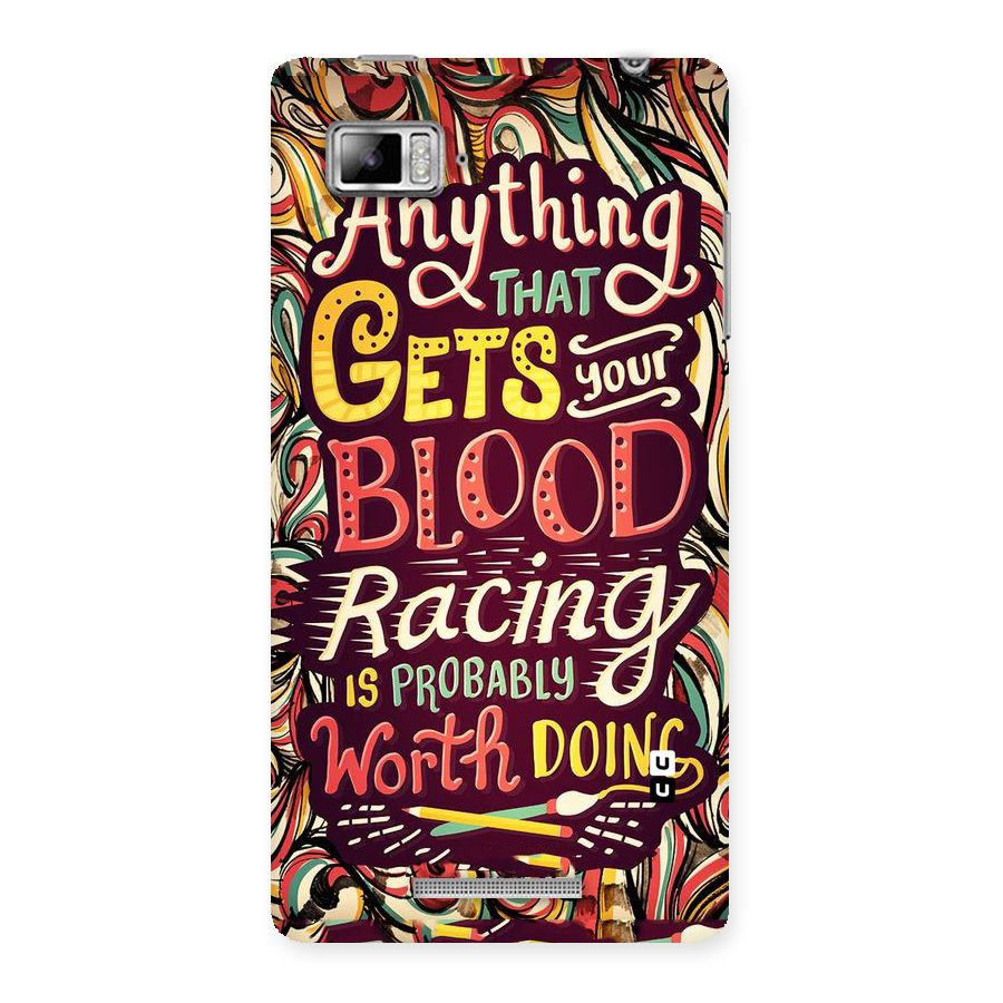 Blood Racing Back Case for Lenovo Vibe Z K910