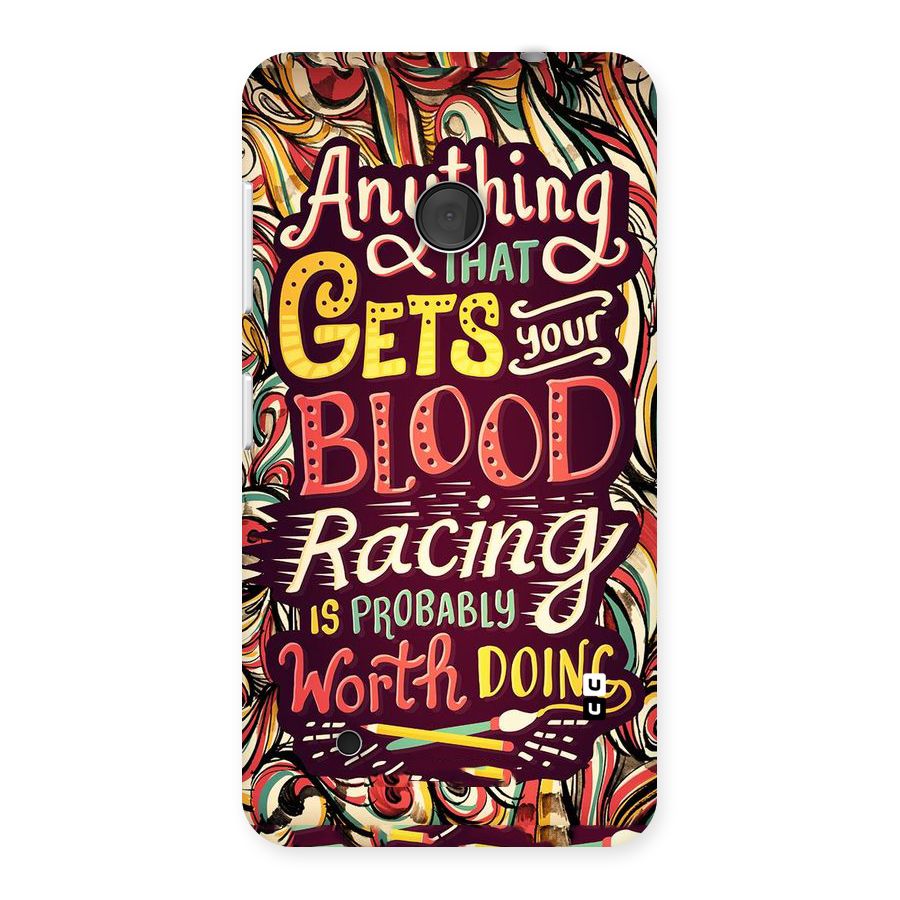 Blood Racing Back Case for Lumia 530