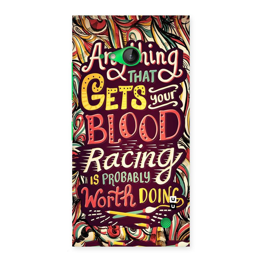 Blood Racing Back Case for Lumia 730