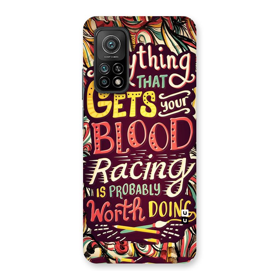 Blood Racing Back Case for Mi 10T Pro 5G