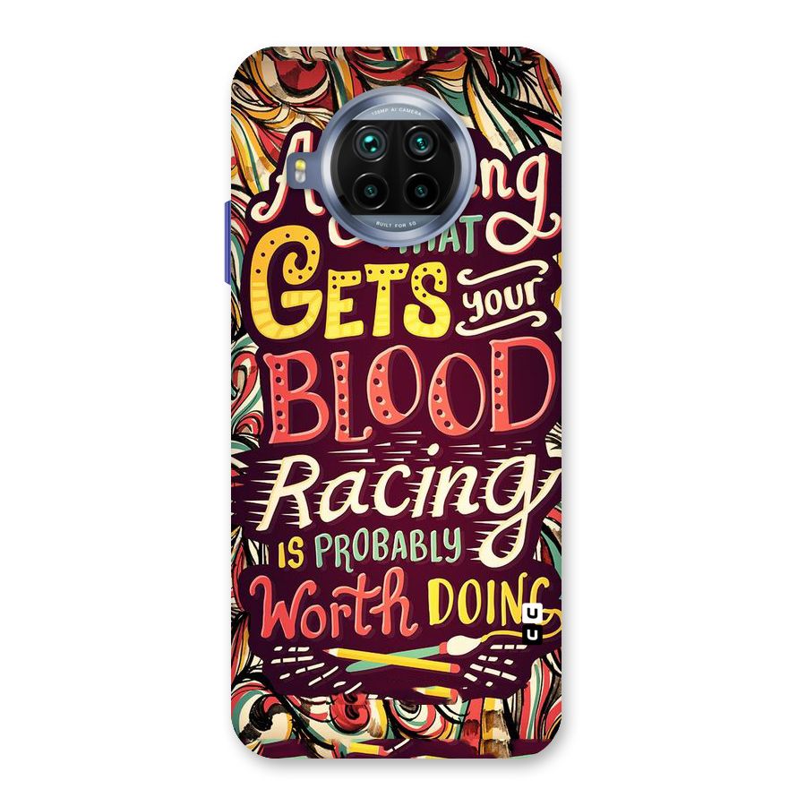 Blood Racing Back Case for Mi 10i