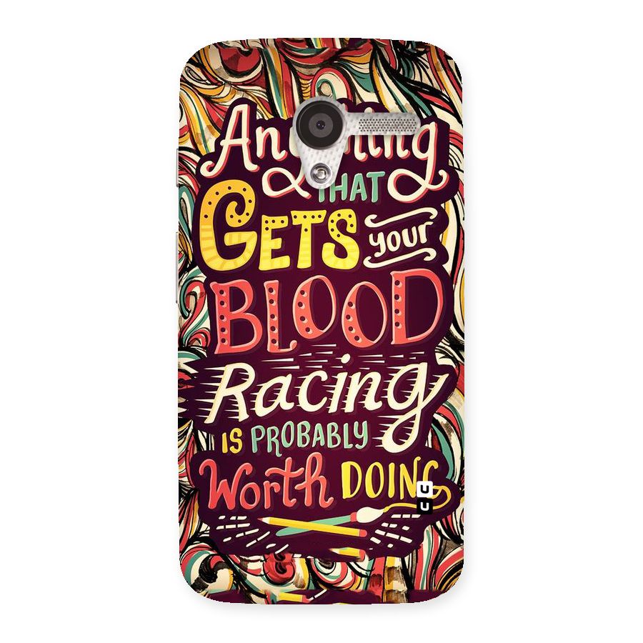 Blood Racing Back Case for Moto X