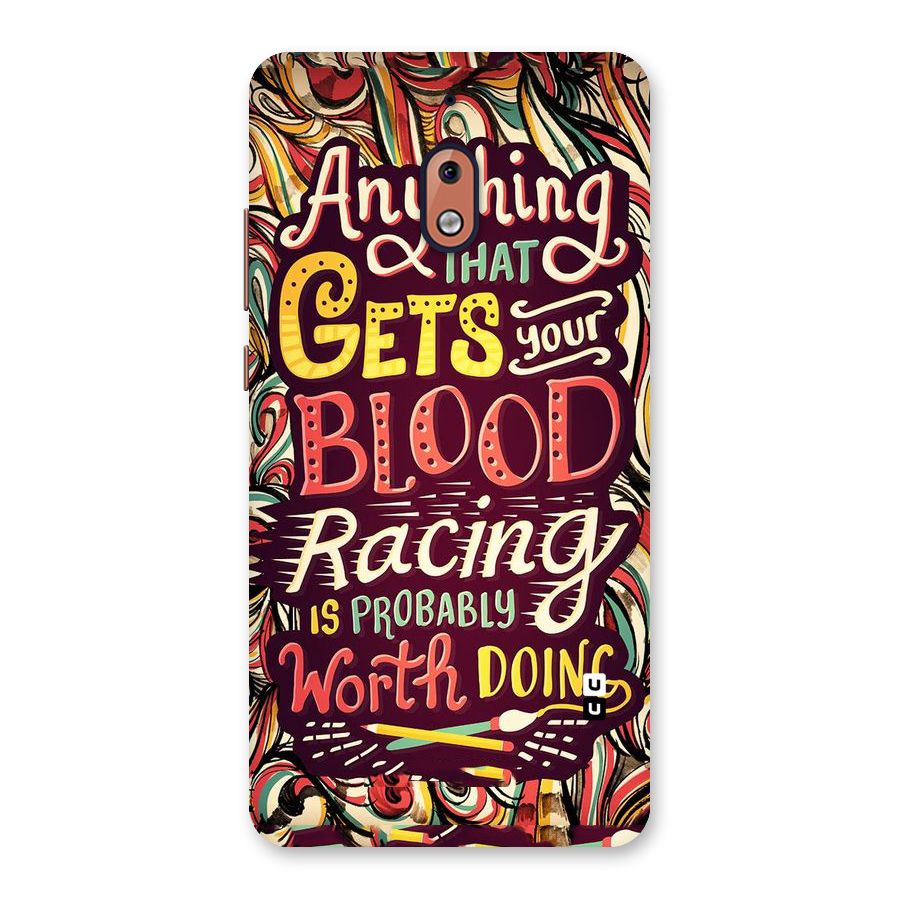 Blood Racing Back Case for Nokia 2.1