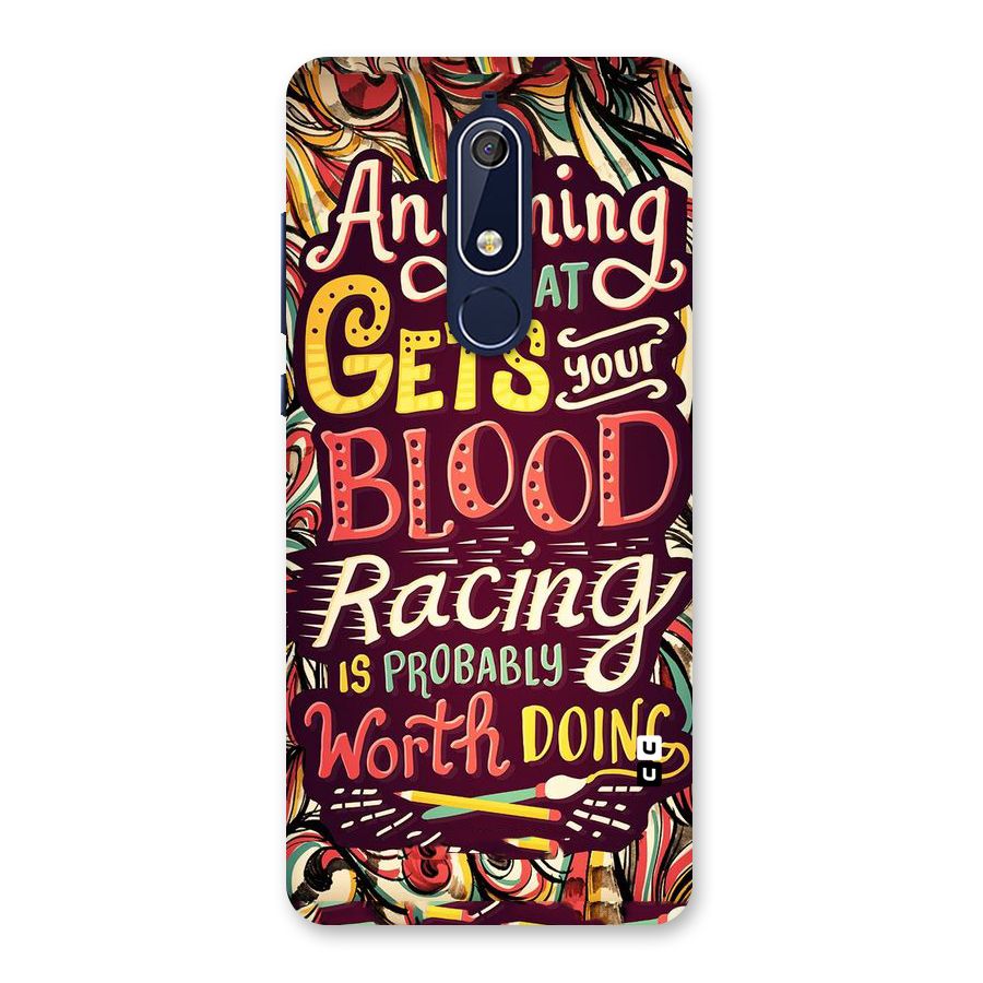 Blood Racing Back Case for Nokia 5.1