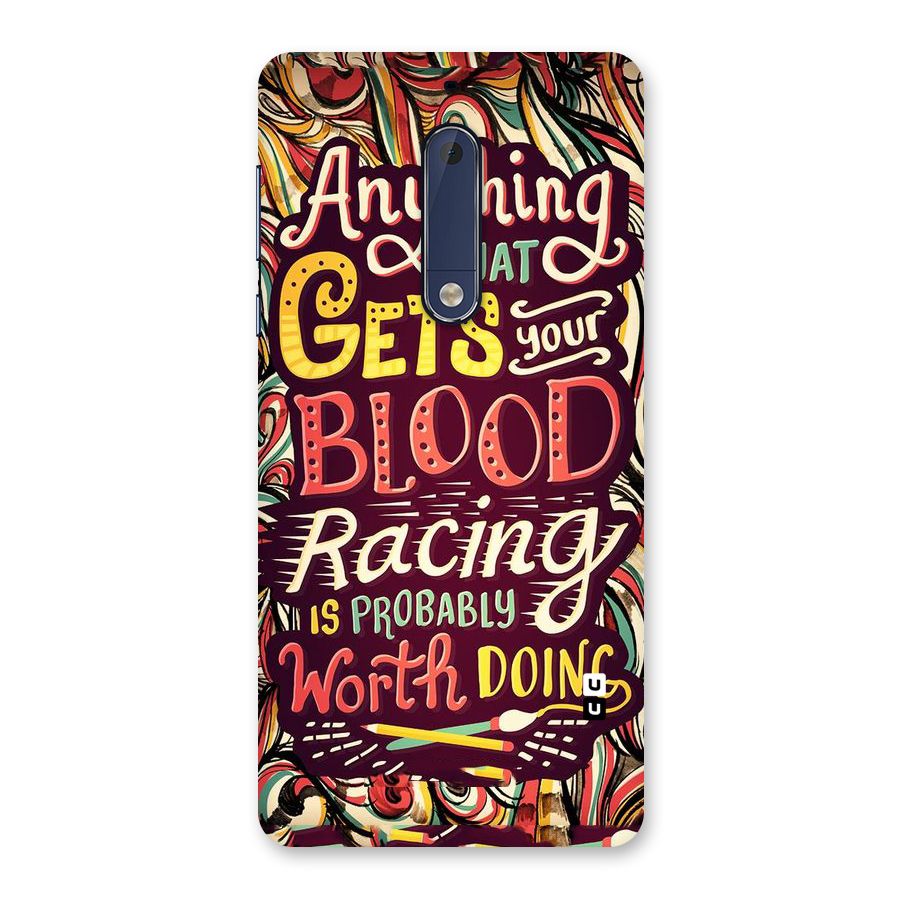 Blood Racing Back Case for Nokia 5