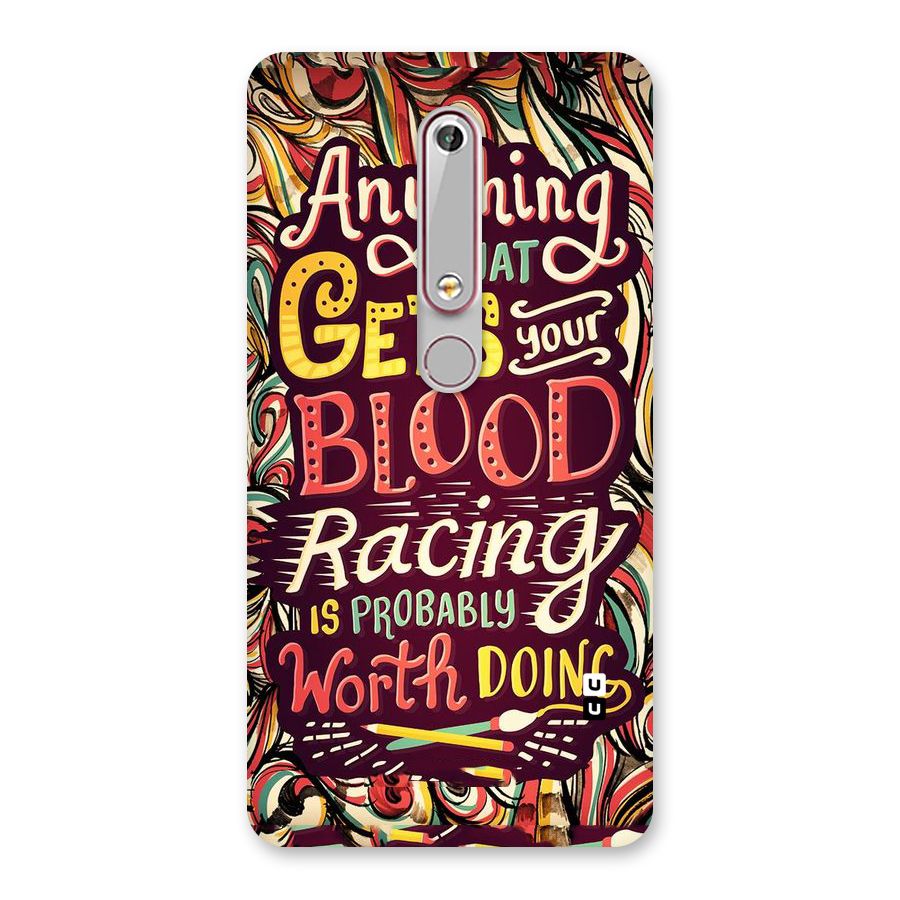 Blood Racing Back Case for Nokia 6.1