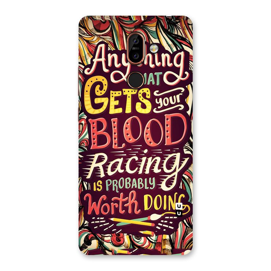Blood Racing Back Case for Nokia 7 Plus