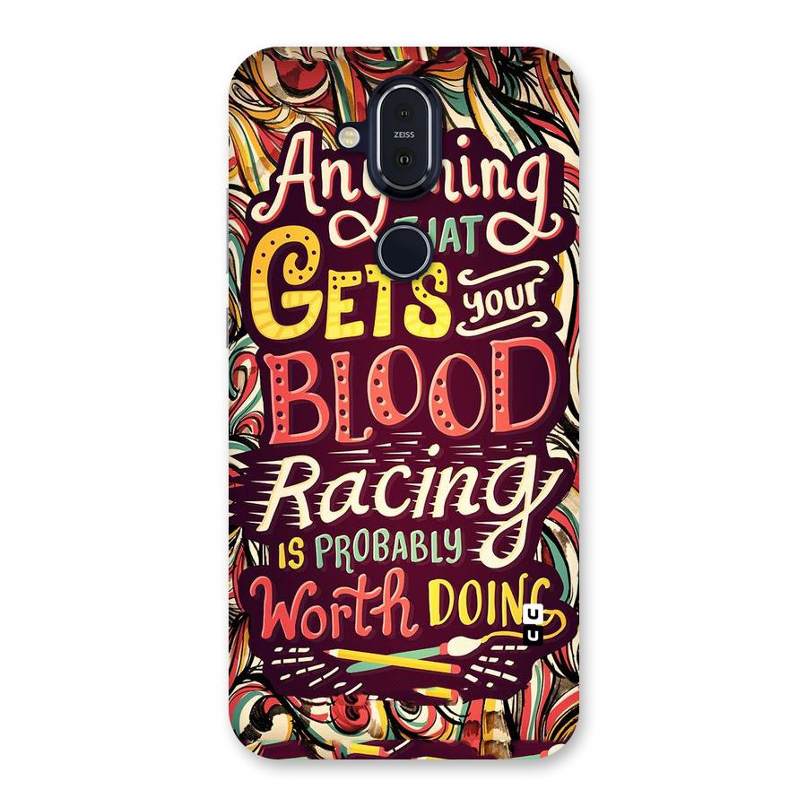 Blood Racing Back Case for Nokia 8.1