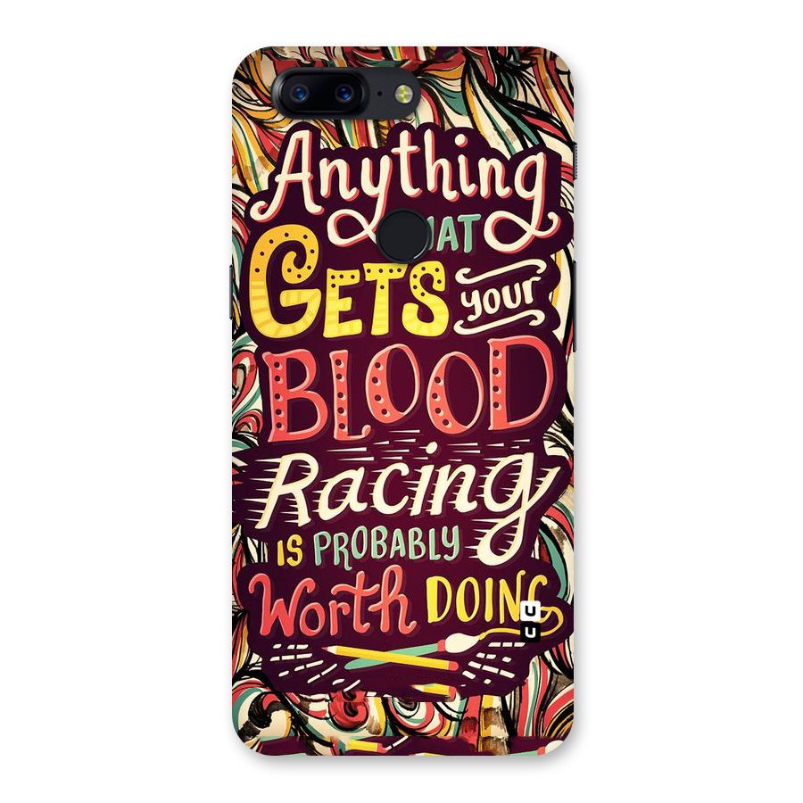 Blood Racing Back Case for OnePlus 5T