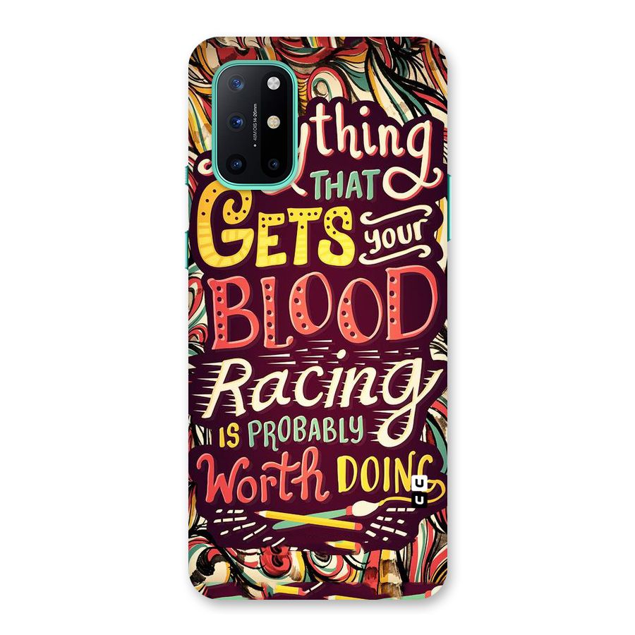 Blood Racing Back Case for OnePlus 8T