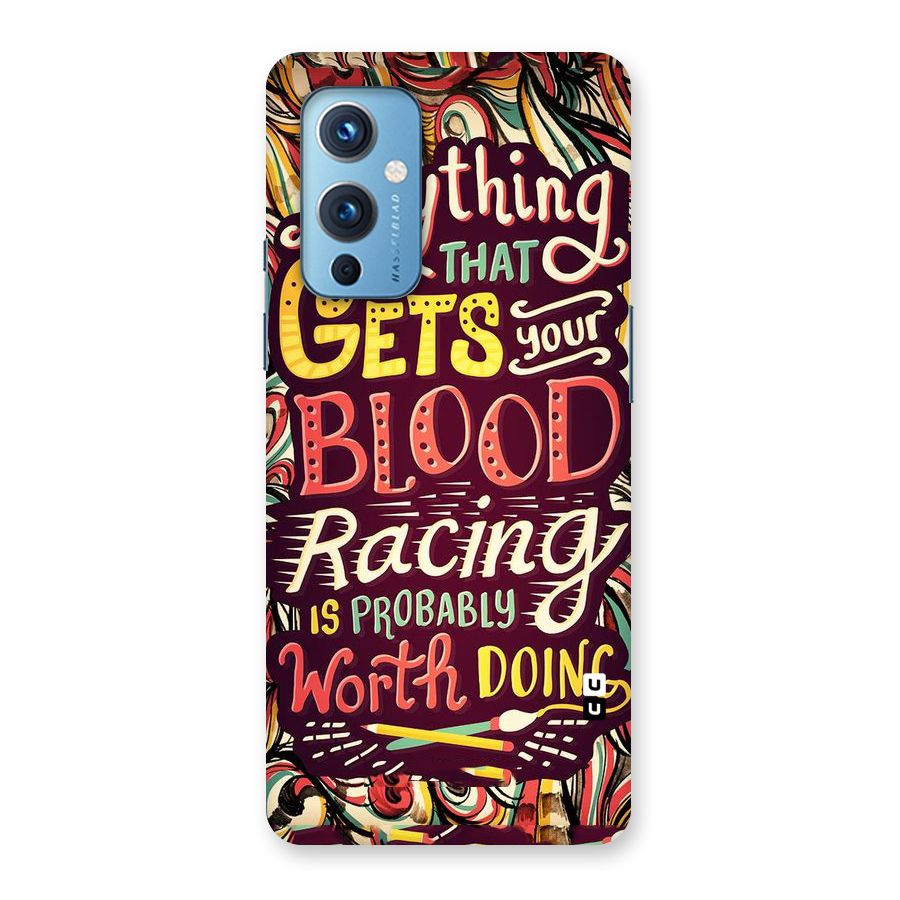 Blood Racing Back Case for OnePlus 9