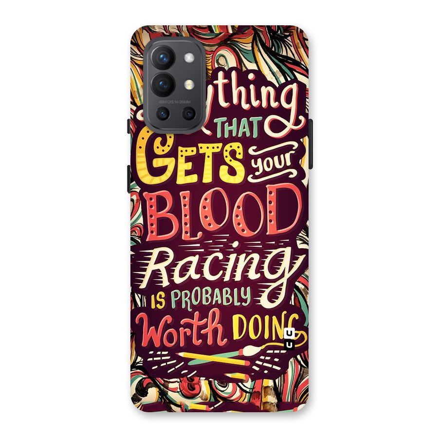 Blood Racing Back Case for OnePlus 9R