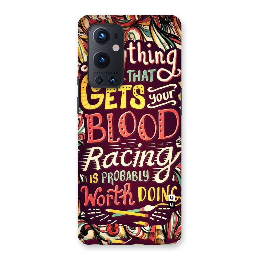 Blood Racing Back Case for OnePlus 9 Pro
