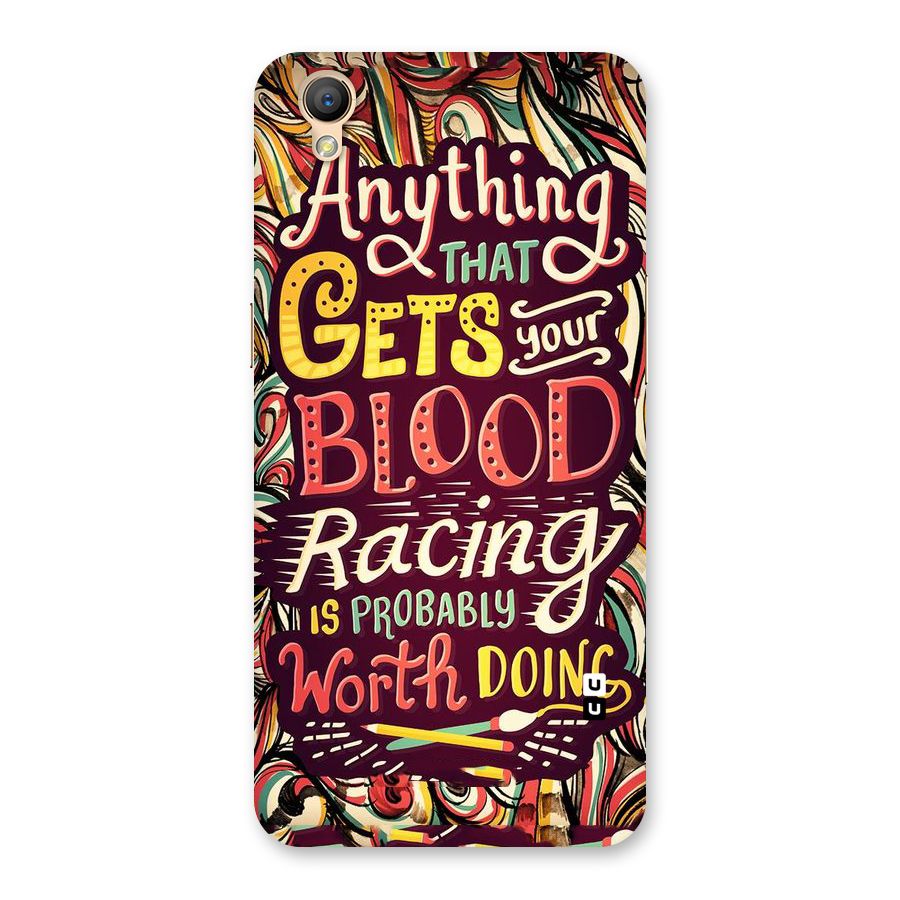 Blood Racing Back Case for Oppo A37
