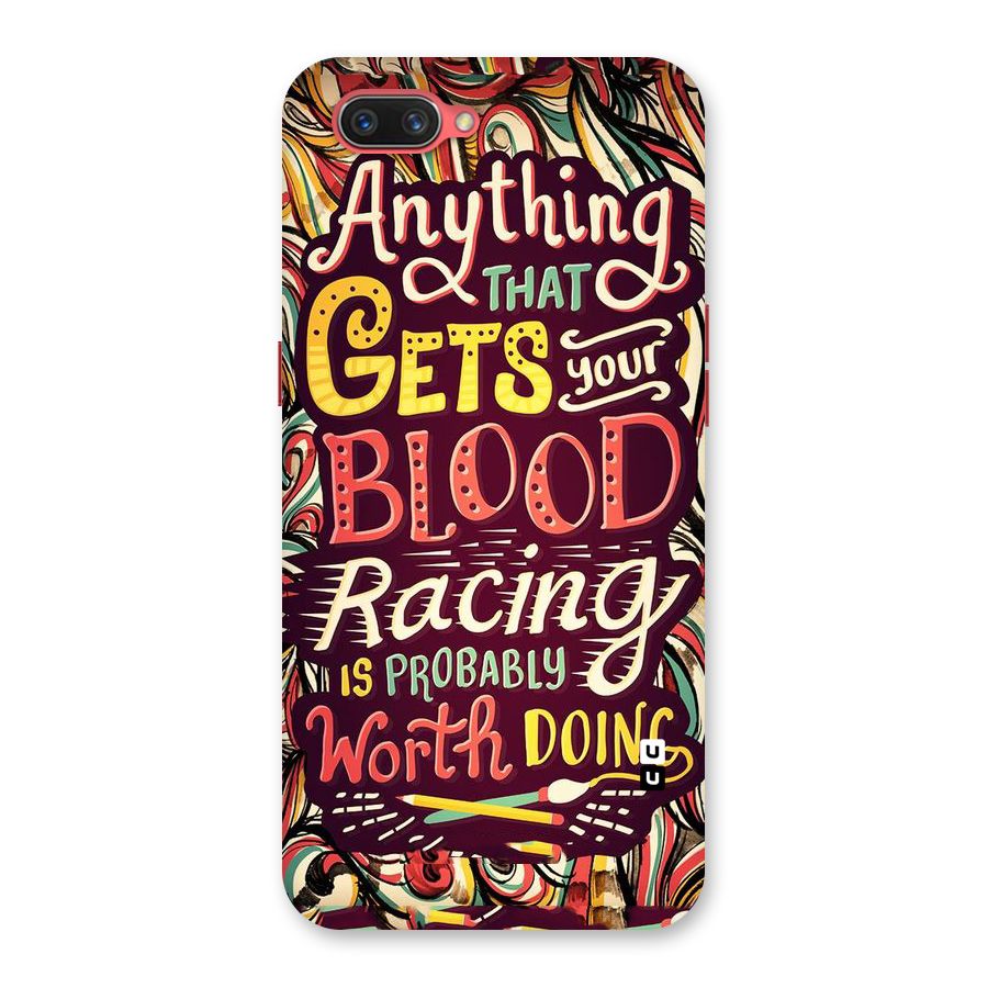 Blood Racing Back Case for Oppo A3s