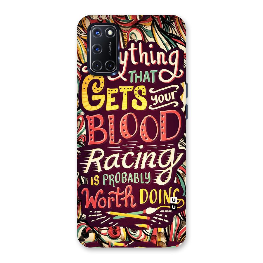 Blood Racing Back Case for Oppo A52