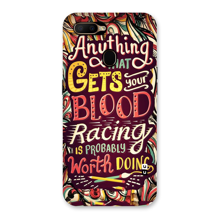 Blood Racing Back Case for Oppo A5s