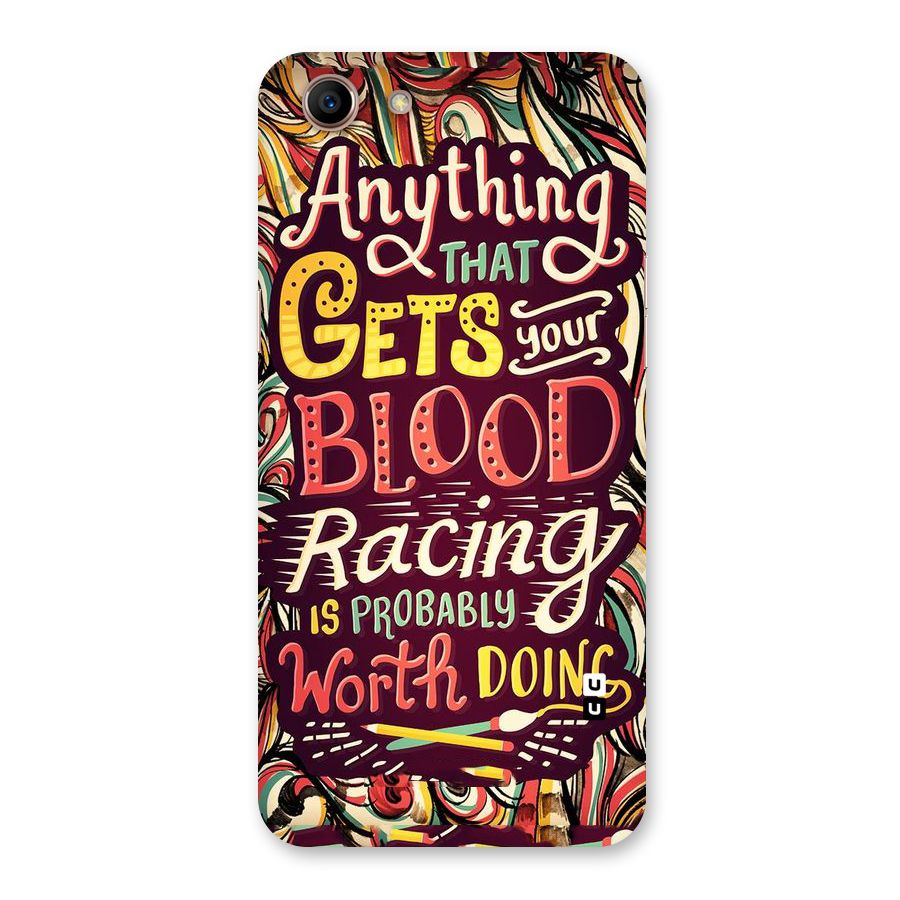 Blood Racing Back Case for Oppo A83 (2018)