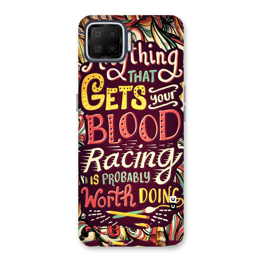 Blood Racing Back Case for Oppo F17