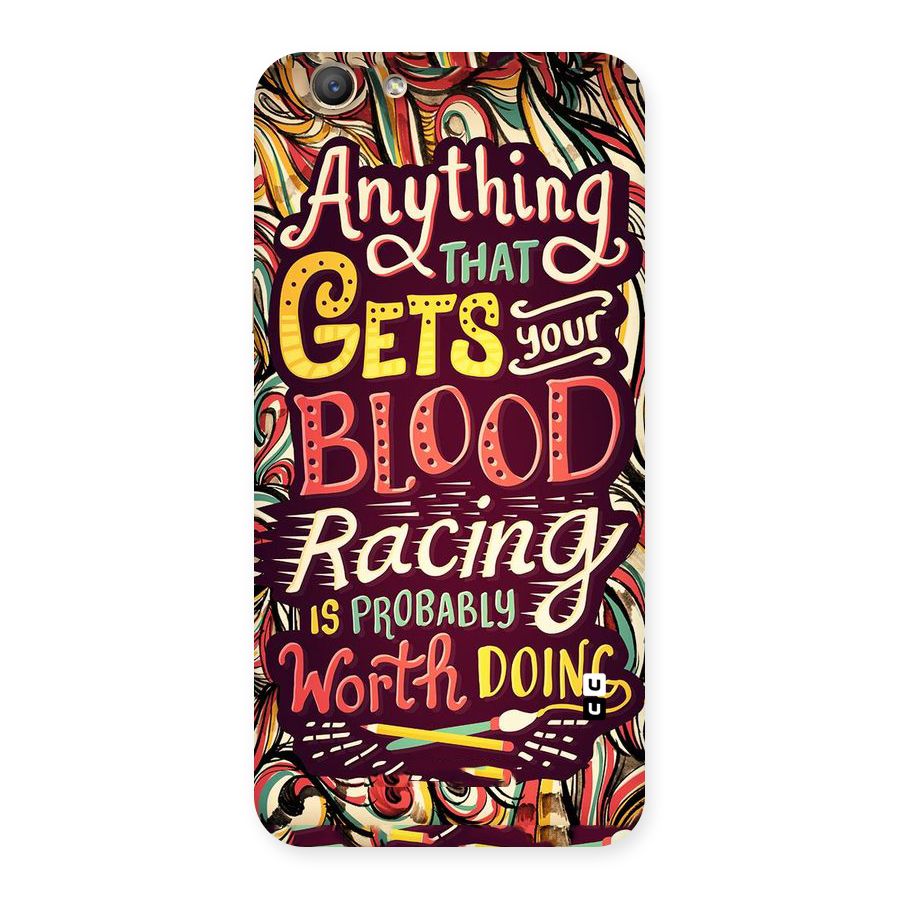Blood Racing Back Case for Oppo F1s