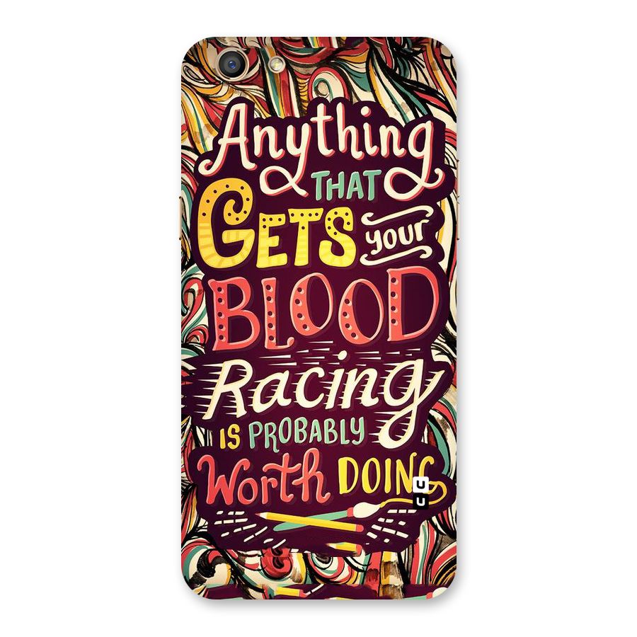 Blood Racing Back Case for Oppo F3