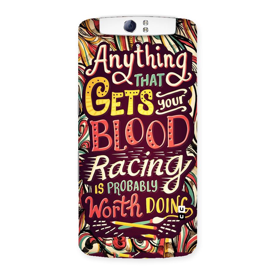 Blood Racing Back Case for Oppo N1