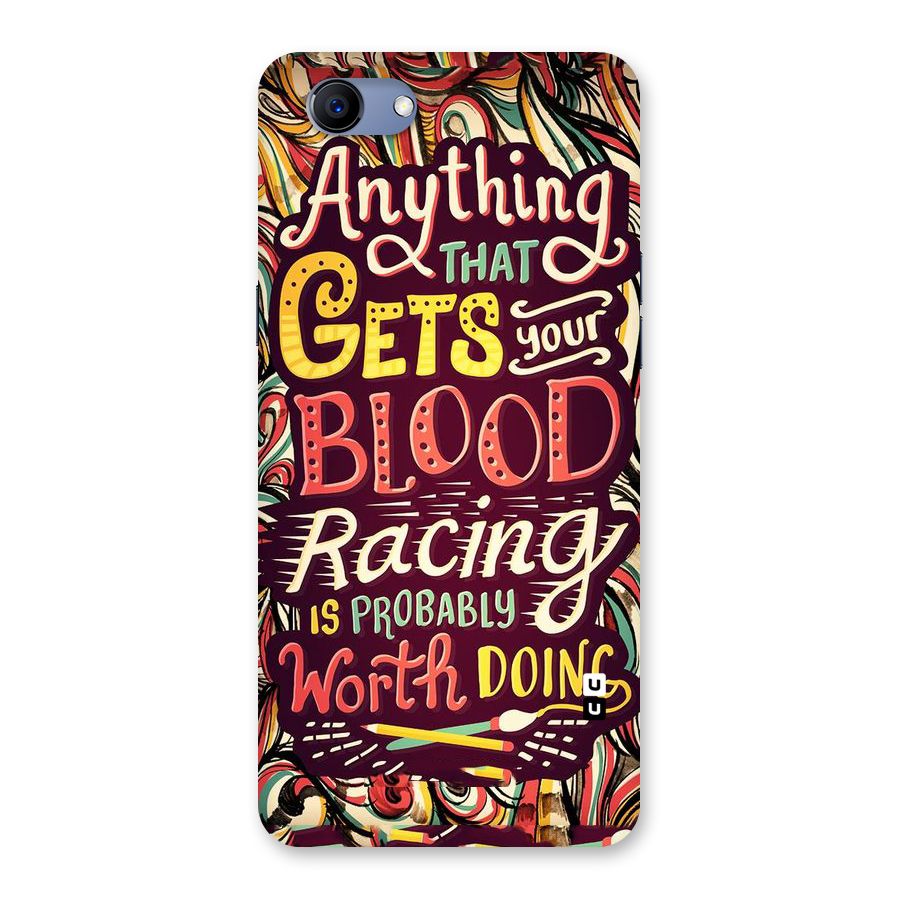 Blood Racing Back Case for Oppo Realme 1