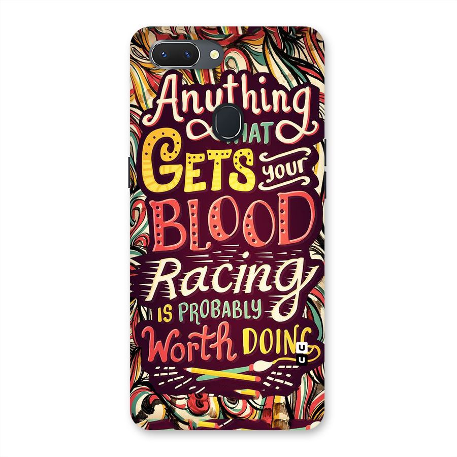 Blood Racing Back Case for Oppo Realme 2