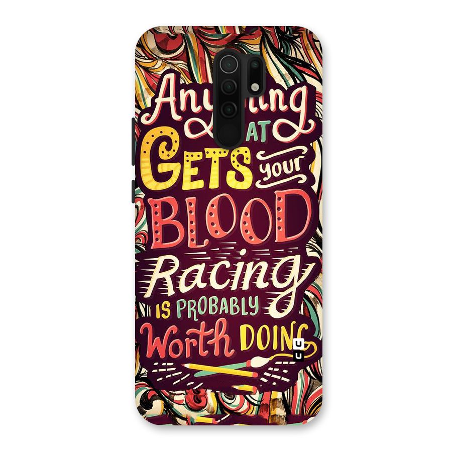 Blood Racing Back Case for Poco M2