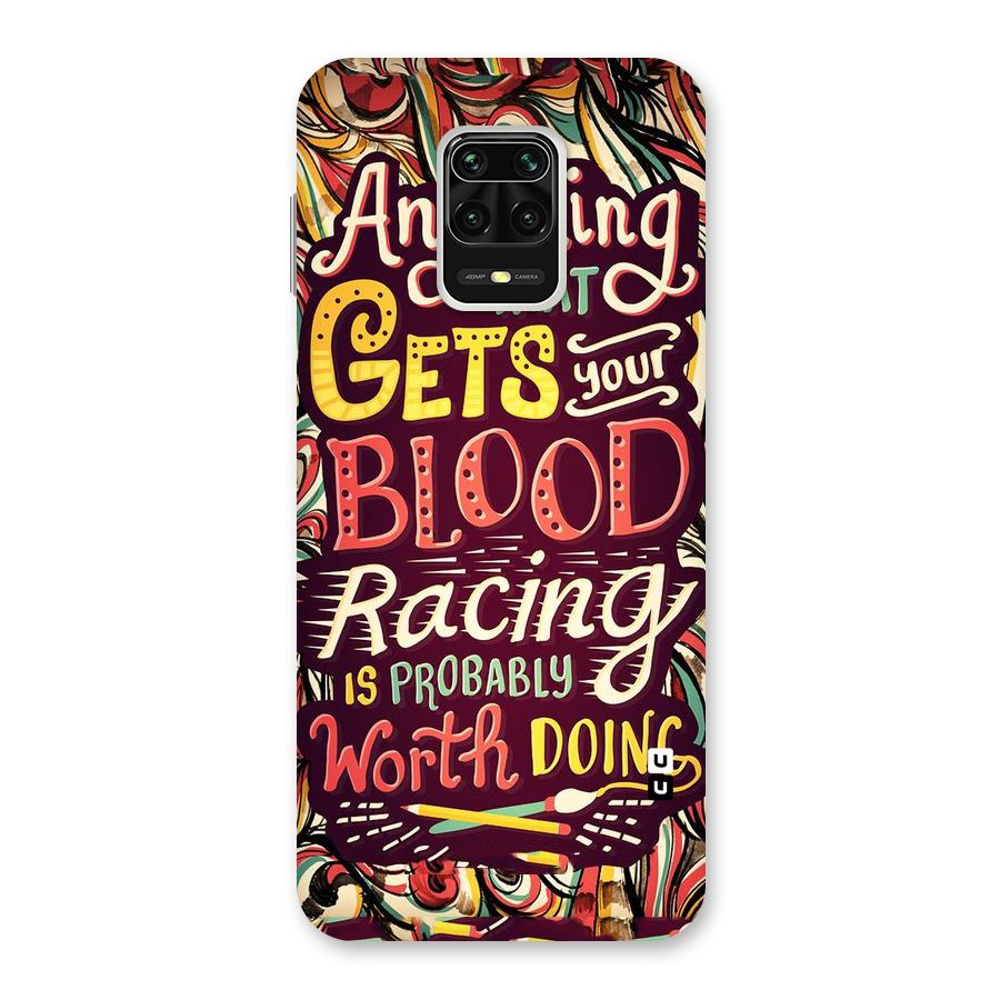 Blood Racing Back Case for Poco M2 Pro