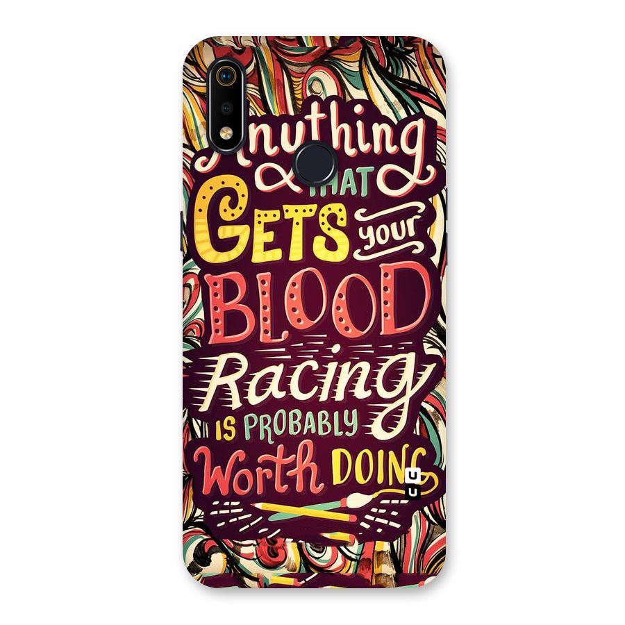 Blood Racing Back Case for Realme 3i