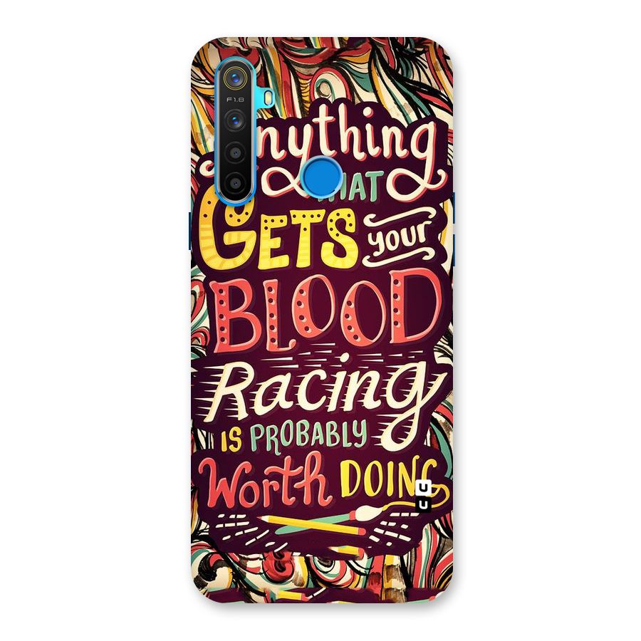 Blood Racing Back Case for Realme 5